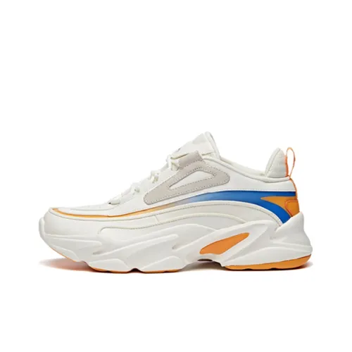 ANTA Running Shoes Men Low-Top White/Orange/Blue