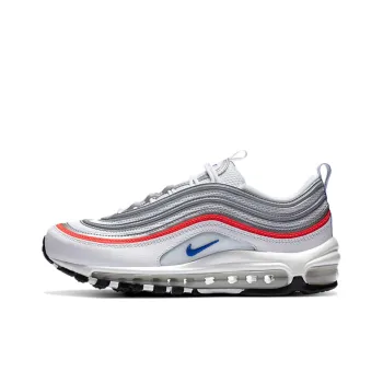 Nike Air Max 97 Metallic Silver Flash Crimson Racer Blue Women's