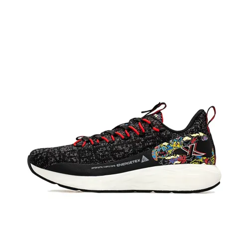 XTEP Cow Turns The World Running Shoes Women's Low-Top Black/Red