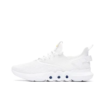 Anta Energy Ring Anti Slip Wear Resistant Low Top Running Shoes Men's White Orange
