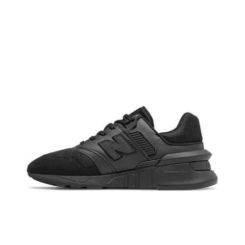 New Balance NB 997 Cushioned Slip Resistant Low Top Marathon Running Court shoes Unisex Dark Black D Width