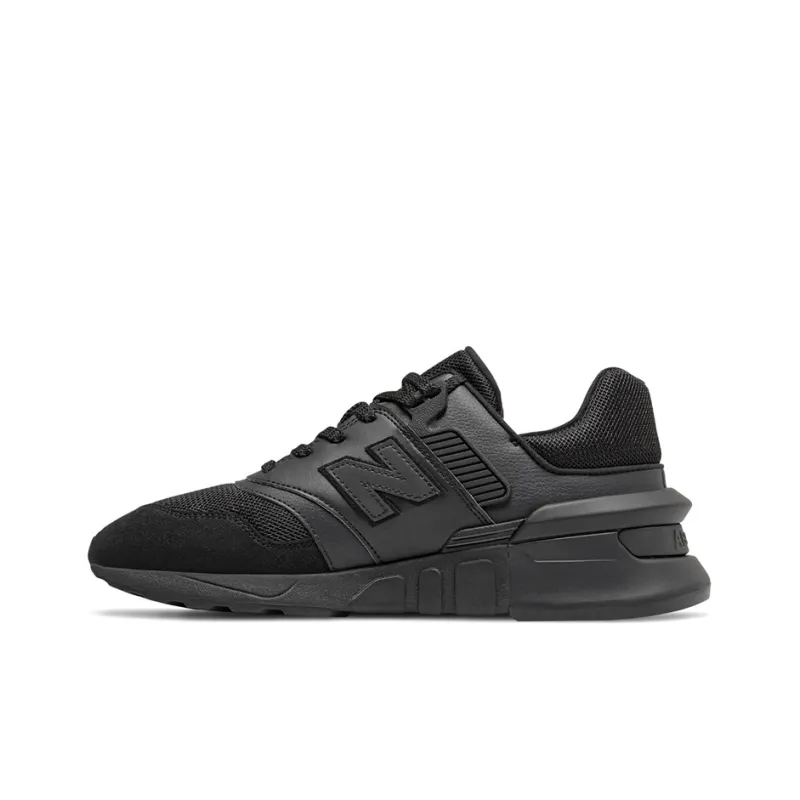 New Balance NB 997 Cushioned Slip Resistant Low Top Marathon Running Shoes Unisex Dark Black D Width-0