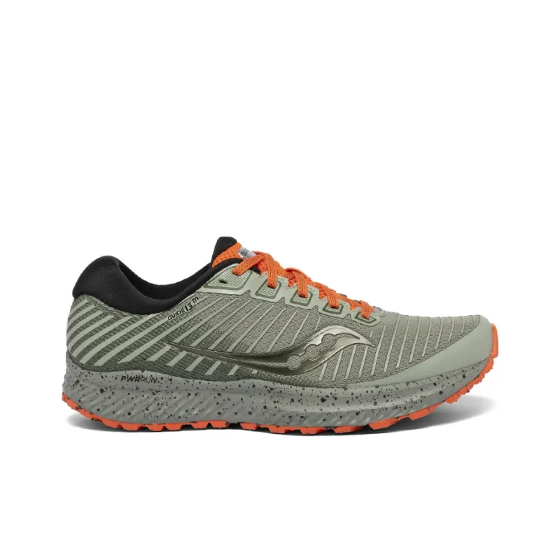 Saucony Guide 13 Guide 13 TR Support Low Top Running Shoes Men's Gray-1