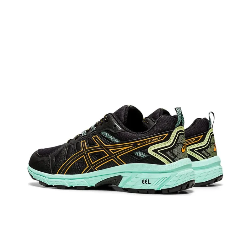 Asics Gel Venture 7 'Black Mint Orange Pop' Women's-3