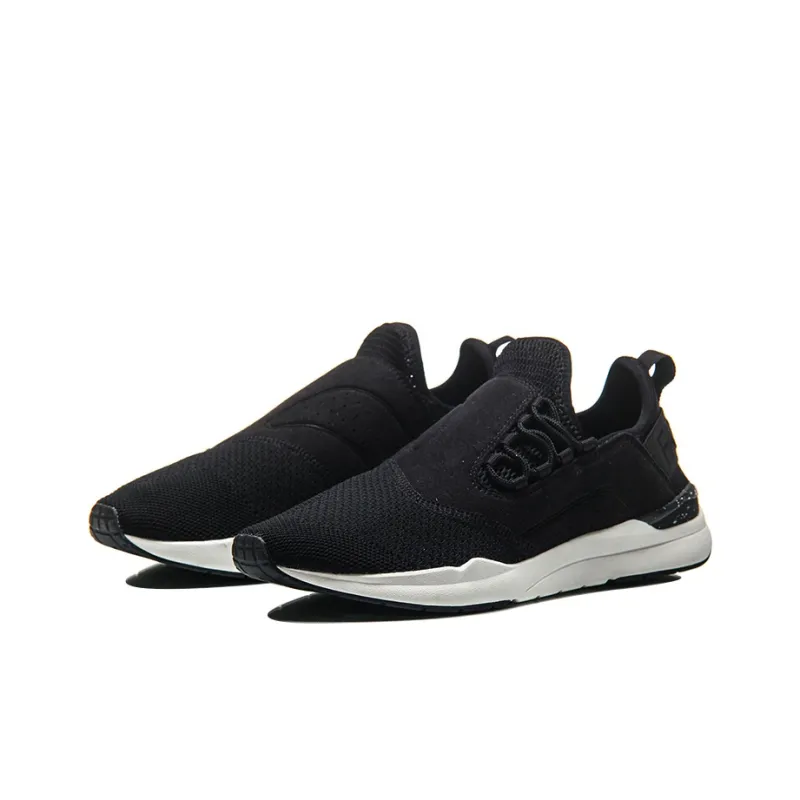 LiNing Sceptre Cushioned Anti-Slip Wear-Resistant Breathable Lightweight Low-Top Running Shoes Unisex Black White-2