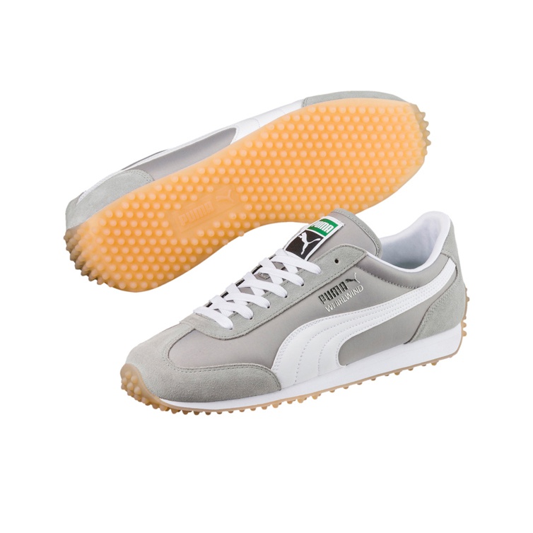 PUMA Whirlwind Classic Low Tops Retro Casual Shoe Gray US M 7.5