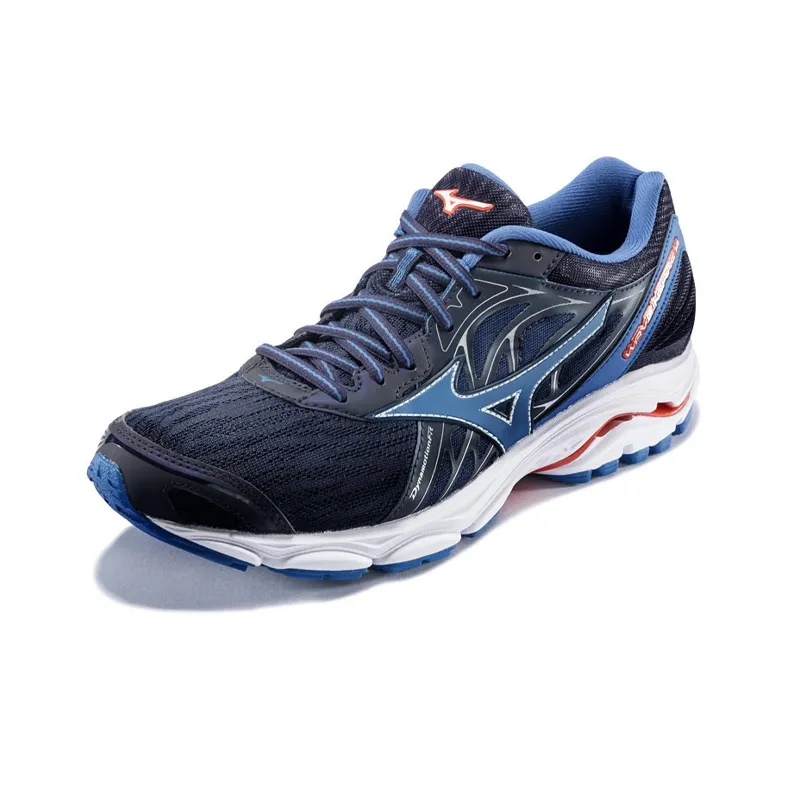 Mizuno Mizuno Inspire 14 Cushioned Slip-Resistant Low-Top Running Shoes Men's Navy Blue-1