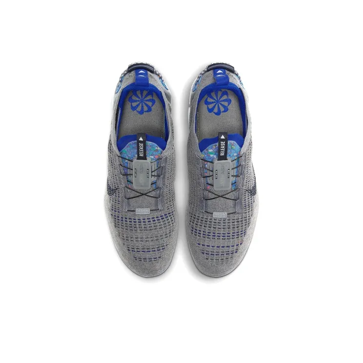 Nike Air VaporMax 2020 Flyknit Particle Grey Dark Obsidian Racer Blue-3