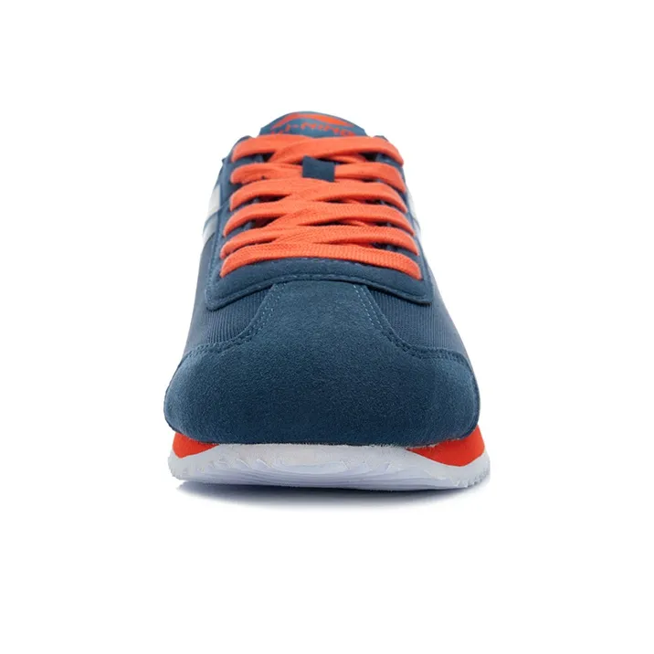 LiNing Shock Absorbers Slip Resistant, Abrasion Resistant, Lightweight Low Top Running Shoes Men's Blue White-2
