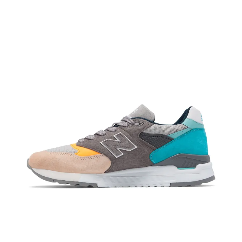New Balance 998 Grey Blue Yellow-0