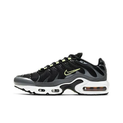 Nike Air Max Plus Running Shoes Women's Low-Top Black/Gray/Green