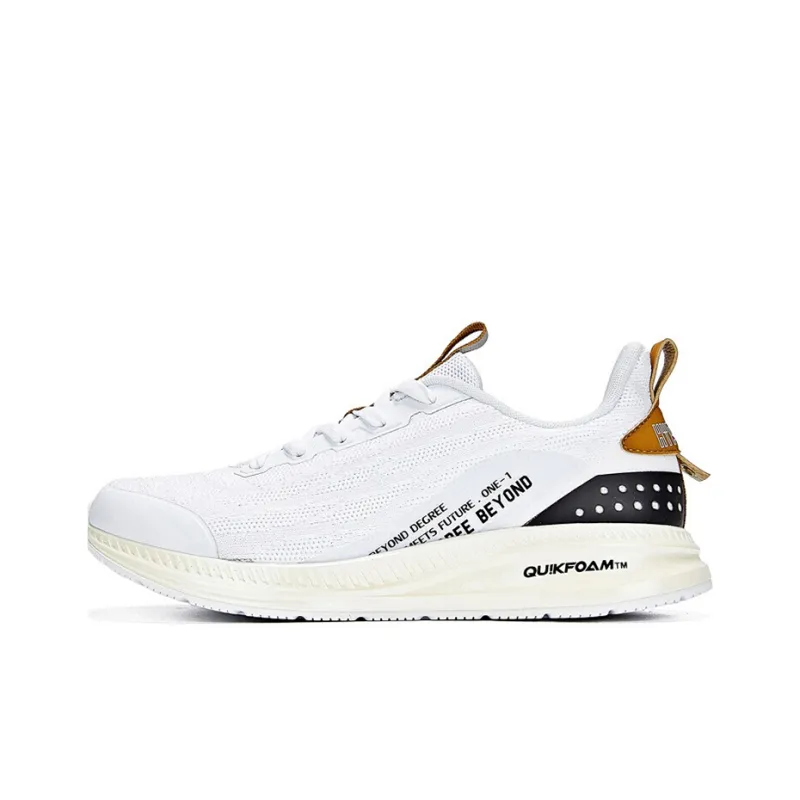 361° Titanium Speed 1.0 Running Shoes Men Low Top White/Yellow-0