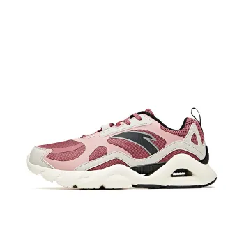 Anta Running Collection Low Top Running Shoes Women's Red Pink White
