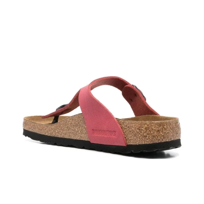Birkenstock Gizeh Flip Flops Women's Red Brown-3