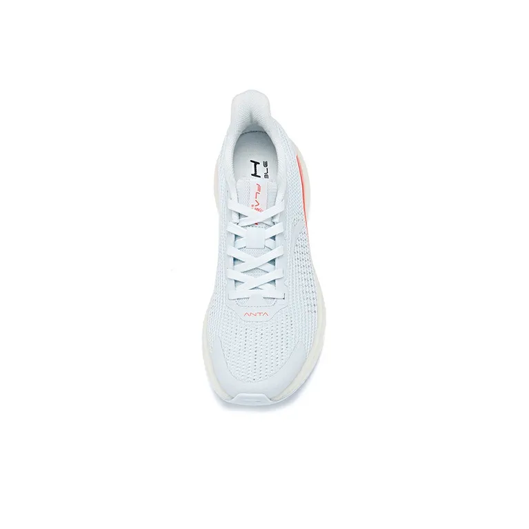 Anta Cushioning Anti-Slip And Wear-Resistant Lightweight Rebound Low-Top Running Shoes Men's Light Dusty Gray-3