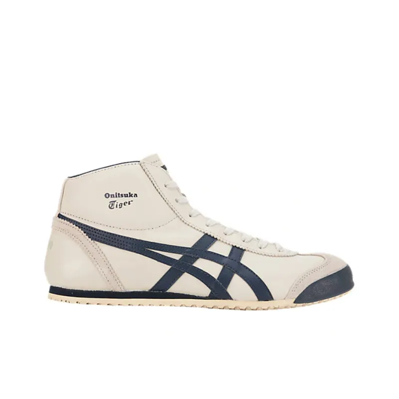 Onitsuka Tiger Mexico Mid Runner 'Creamwhite Dark Blue'-1