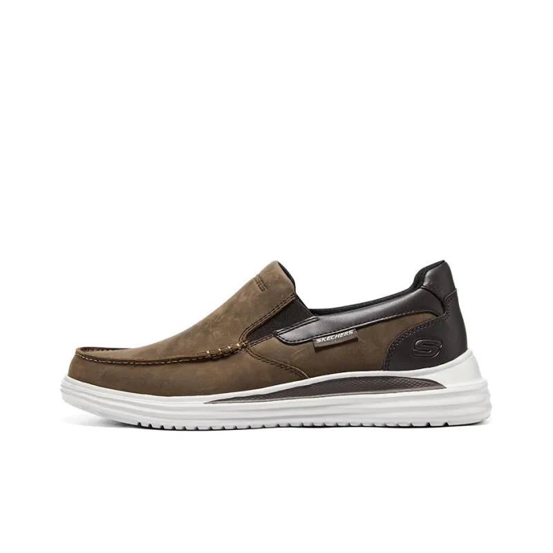Skechers Lifestyle Men's Casual Shoes Men's Brown White-0
