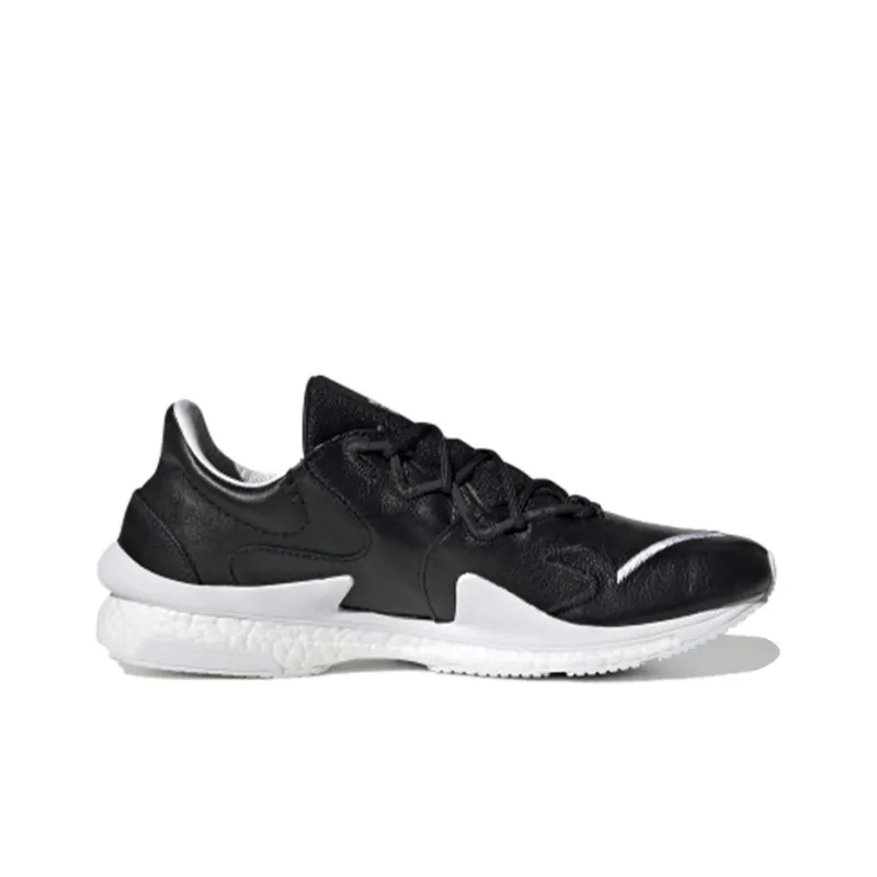Adidas Y 3 Adizero Runner Leather Black White-1