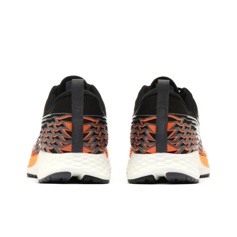 LiNing Red Hare 4 Cushioning Anti Slip And Wear Resistant Low Top Running Shoes Men's Black Orange-3