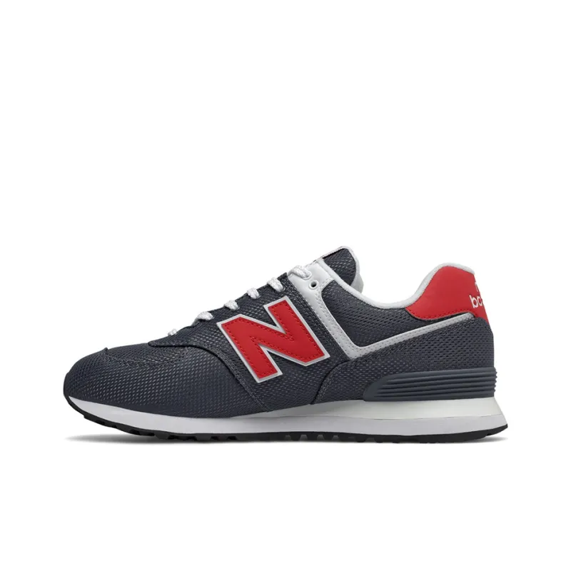 New Balance 574 Summer Mesh Grey Red-0