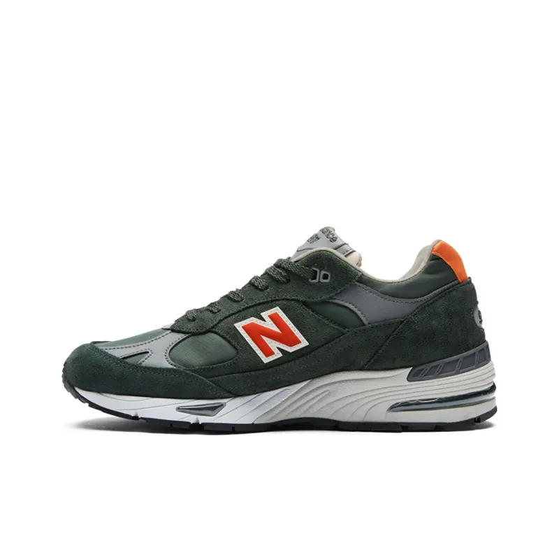 New Balance 991 Made In England 'Forest Green Orange'-0