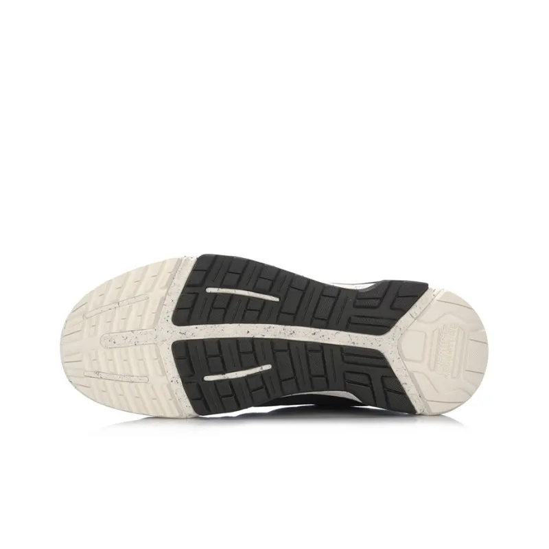 LiNing Speed Lite Cushioning Low-Top Running Shoes Unisex Black White-4