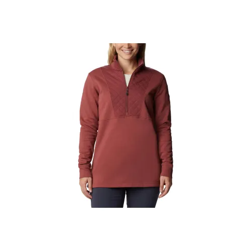 Columbia Sweatshirts Women's Burgundy