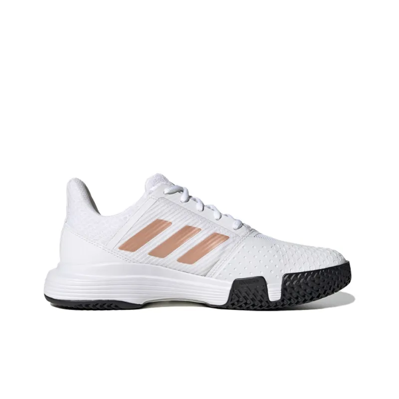 Adidas Court Jam Bounce Shoes White/Black Women's-1