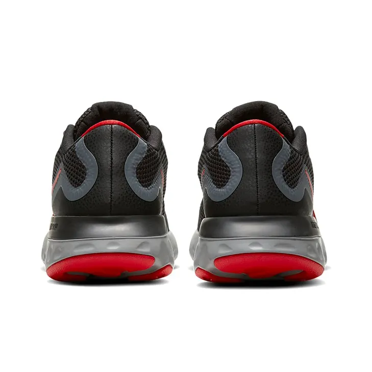 Nike Renew Run 'Black University Red'-4