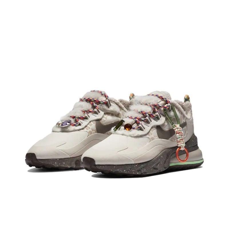 Nike Air Max 270 React Light Wood Brown Women's-2