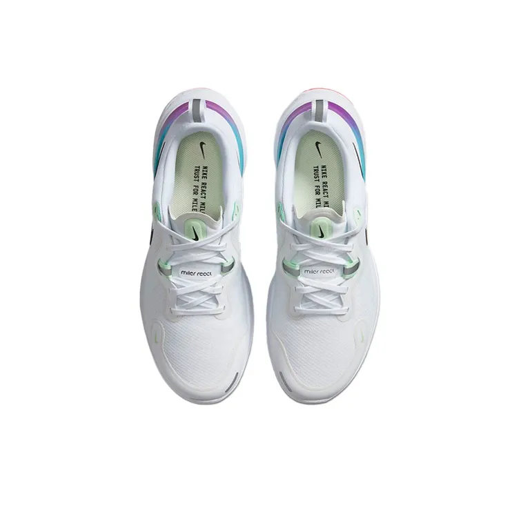Nike React Miler White Green Vapor-3