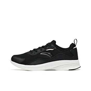 Anta Hydrogen Run Low Top Running Shoes Women's Black White
