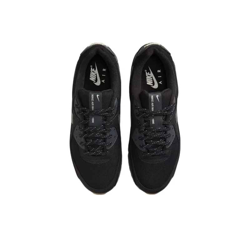 Nike Air Max 90 Black Smoke Grey Gum Reflective-3