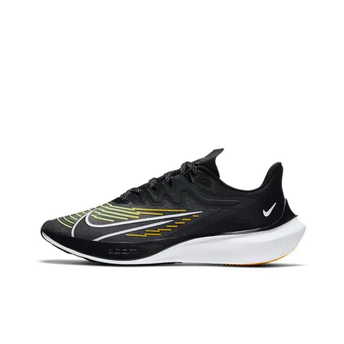 Nike Zoom Gravity 2 Running Shoes Unisex Low-Top Black/White/Green