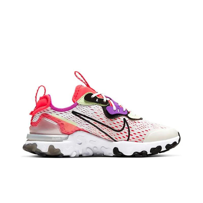 Nike React Vision Barely Volt Laser Crimson GS-1