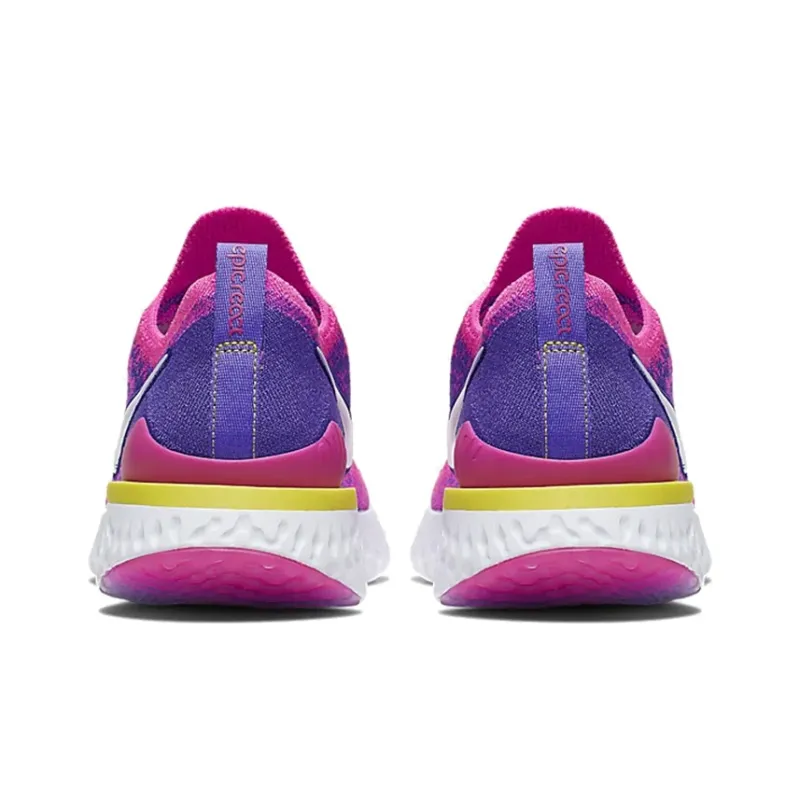 Nike Epic React Flyknit 2 Laser Fuchsia White Women's-3