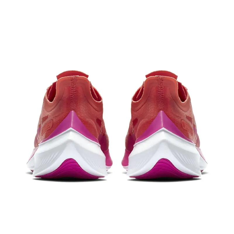 Nike Zoom Gravity Cushioned Slip-Resistant Breathable Low-Top Casual Running Shoes Women's Orange Red Purple-4