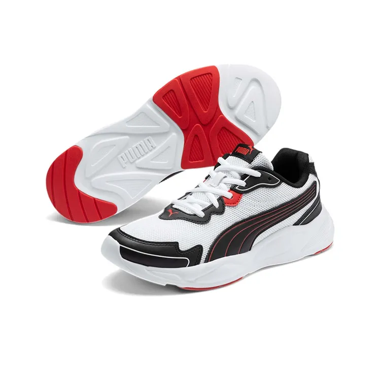 PUMA 90s Runner Nu Wave 'Black White Red'-4
