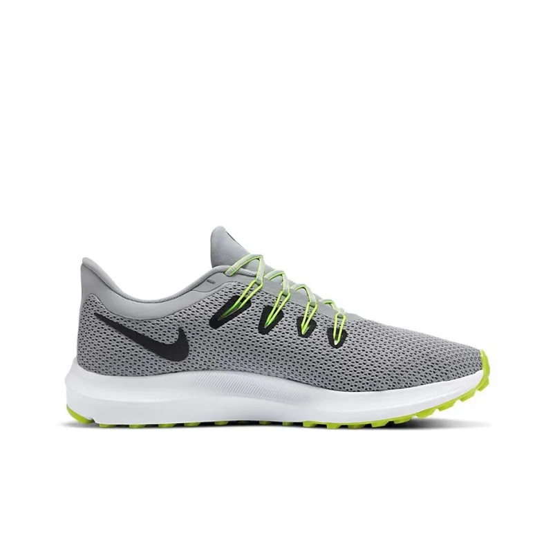 Nike Quest 2 Cushioned Anti-Slip And Wear-Resistant Lightweight Low-Top Marathon Running Shoes Unisex Gray Black Green-1