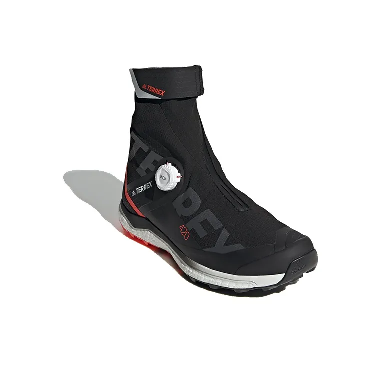 Adidas Terrex Agravic Tech Pro Trail 'Black Solar Red'-2