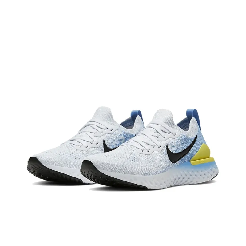 Nike Epic React Flyknit 2 'White Light Blue' Women's-2