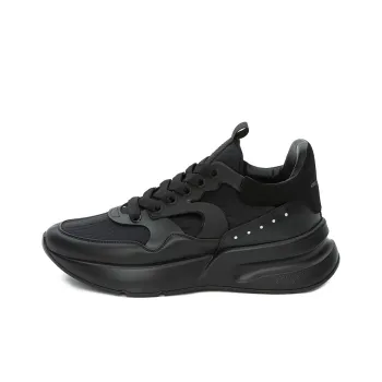 Alexander McQueen Oversized Runner Black Silver