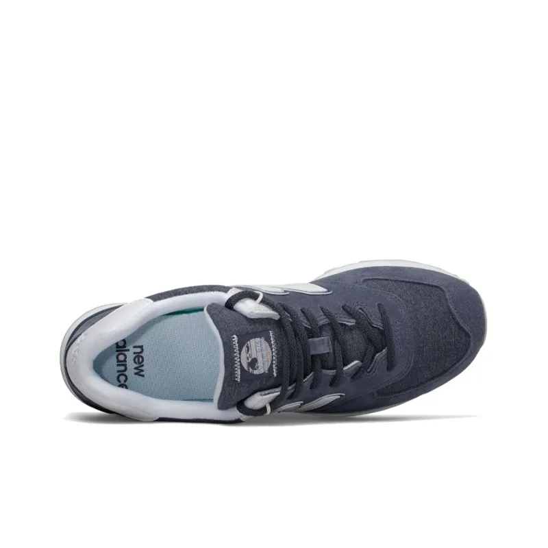 New Balance 574 Fleece Navy-2