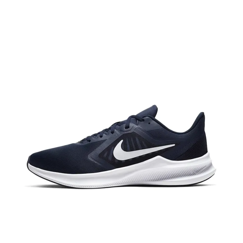 Nike Downshifter 10 Cushioning Anti-Slip And Wear-Resistant Low-Top Casual Running Shoes Men's Midnight Blue-0