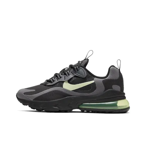 Nike Air Max 270 React Black Barely Volt GS