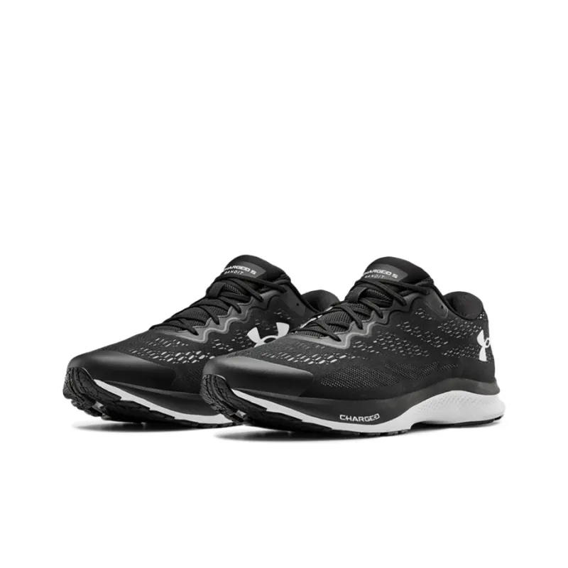 Under Armour Charged Bandit 6 2E Wide 'Black Enamel'-2
