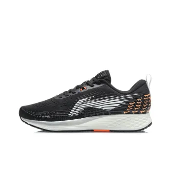 LiNing Red Hare 4 Cushioning Breathable Supportive Rebound Low Top Running Shoes Men's Obsidian