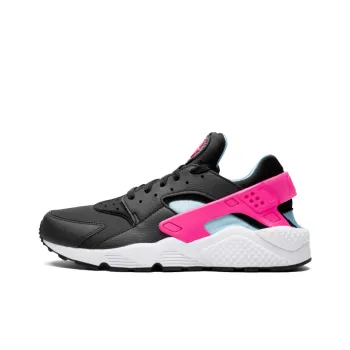 Nike Air Huarache Run Black Laser Fuchsia Blue Gale
