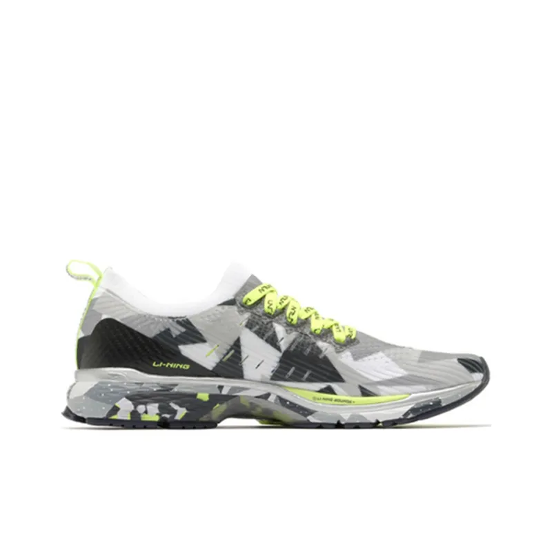 LiNing War Axe Non-slip Lightweight Low-Top Running Shoes Unisex Gray-1