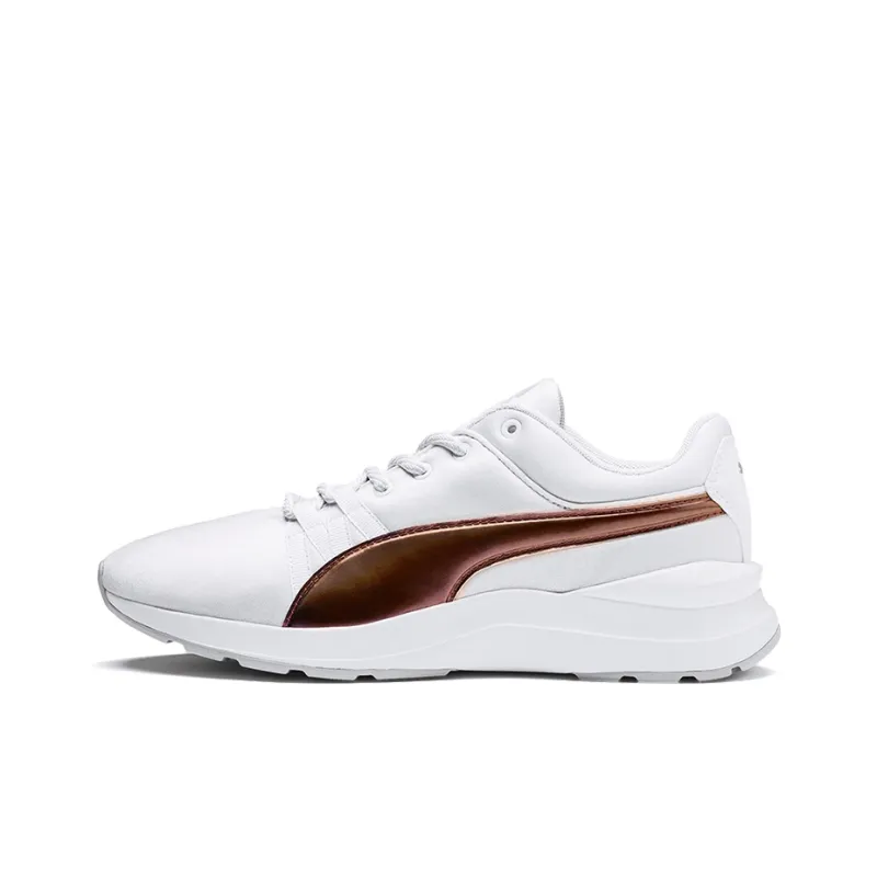 PUMA Adela Trailblazer White/Rose Gold Low Sneakers Women's-0